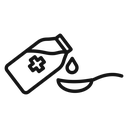 Cough syrup icon