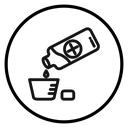 Cough syrup Black Outline icon