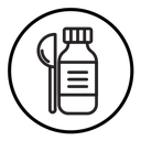 Cough syrup icon