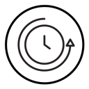 Counterclockwise rotation icon