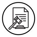 Court decision icon