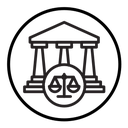 Court judgement icon