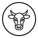Cow head icon