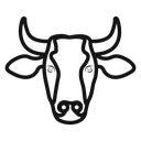 Cow head icon
