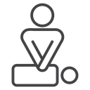 CPR Black Outline icon