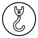 Crane hook icon
