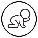 Crawling Baby icon