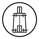Cricket pitch icon