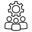 CRM Team Gear icon