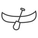 Crossed Paddle Canoe icon
