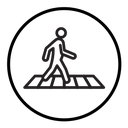 Crosswalk icon