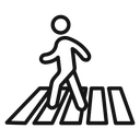 Crosswalk icon