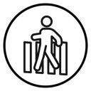 Crosswalk icon