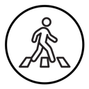 Crosswalk icon