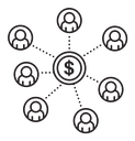 Crowdfunding icon