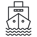 Cruise ship 3 icon