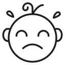 Crying baby 3 icon
