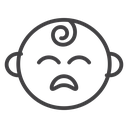 Crying baby 4 icon