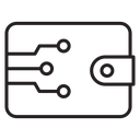 Cryptocurrency wallet icon