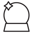 Crystal ball icon