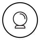 Crystal ball icon