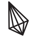 Crystal prism icon