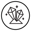Crystal prism icon