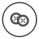 Cucumber slice icon