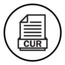 CUR File Document icon