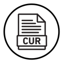 CUR File Document icon