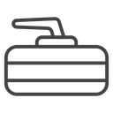 Curling stone icon