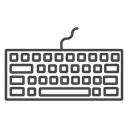 Curly Cable Keyboard icon