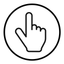 Cursor hand icon