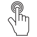 Cursor hand icon