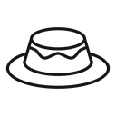 Custard pudding icon