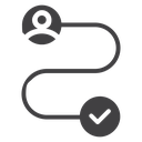 Customer journey icon