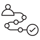 Customer journey icon