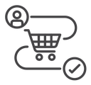 Customer journey icon