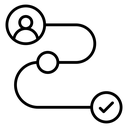 Customer Journey Path icon