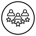 Customer loyalty icon