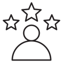 Customer loyalty icon
