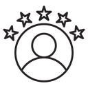 Customer loyalty icon