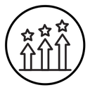 Customer product rating icon