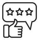 Customer review icon