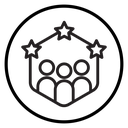 Customer satisfaction icon