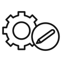 Customize settings icon