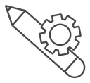Customized Black Outline icon