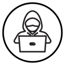 Cyber crime icon