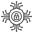 Cyber security icon