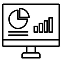Dashboard Monitor Charts icon